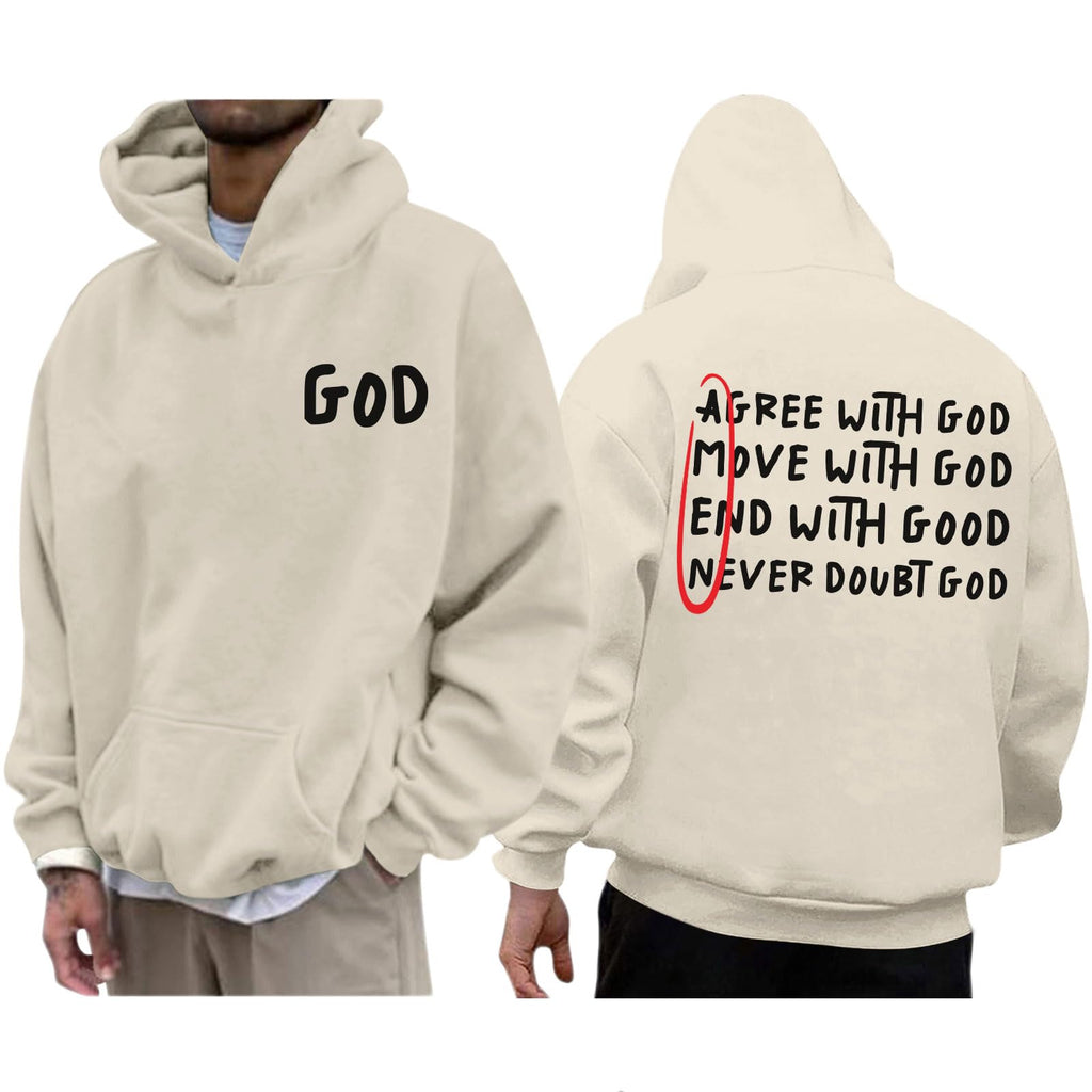 Faithful Threads Men’s Christian Hoodie – Inspiring Bible Verses