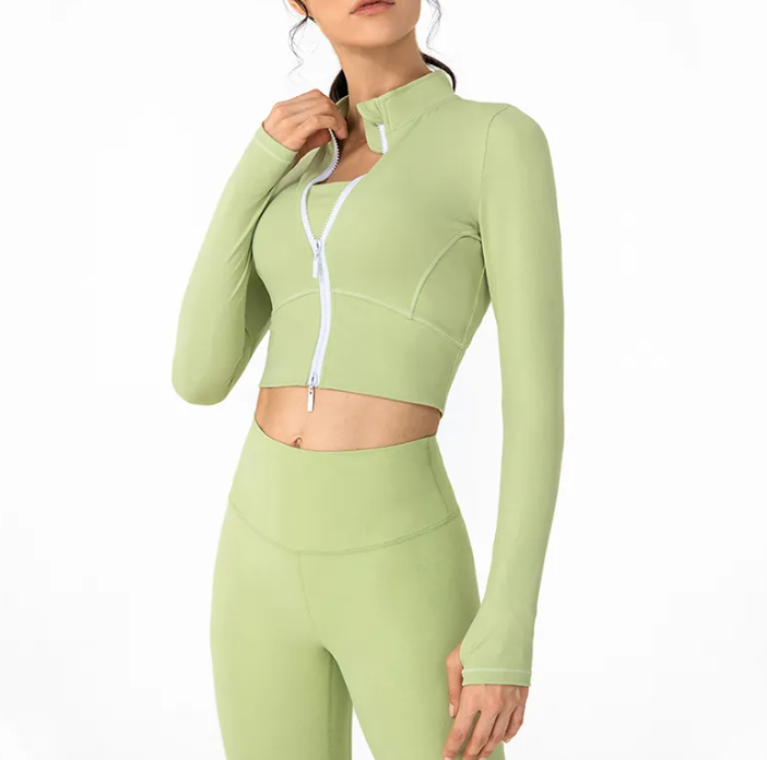 Women’s Nylon Zip Jacket – One Wave Boutique