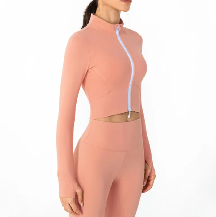 Women’s Nylon Zip Jacket – One Wave Boutique