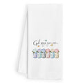 WFSM Boho Christian Kitchen Towels 16x24 - God Says You are Christian Dish Towels for Kitchen Inspirational Christian Gifts for Women Bible Verse Scripture Decorative Hand Towels for Bathroom